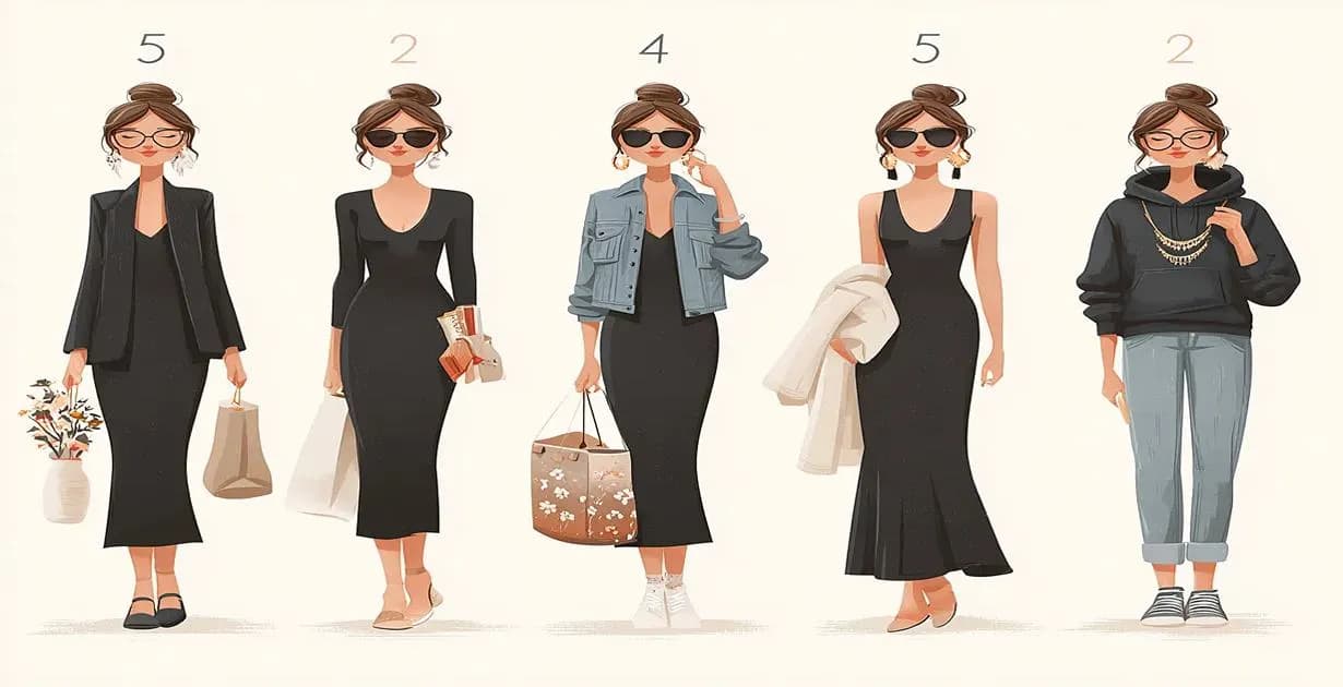 How to Style One Dress for 5 Different Occasions
