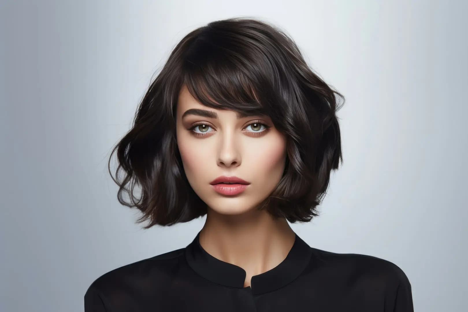 SIDE SWEPT BANGS ARE OUR CURRENT OBSESSION