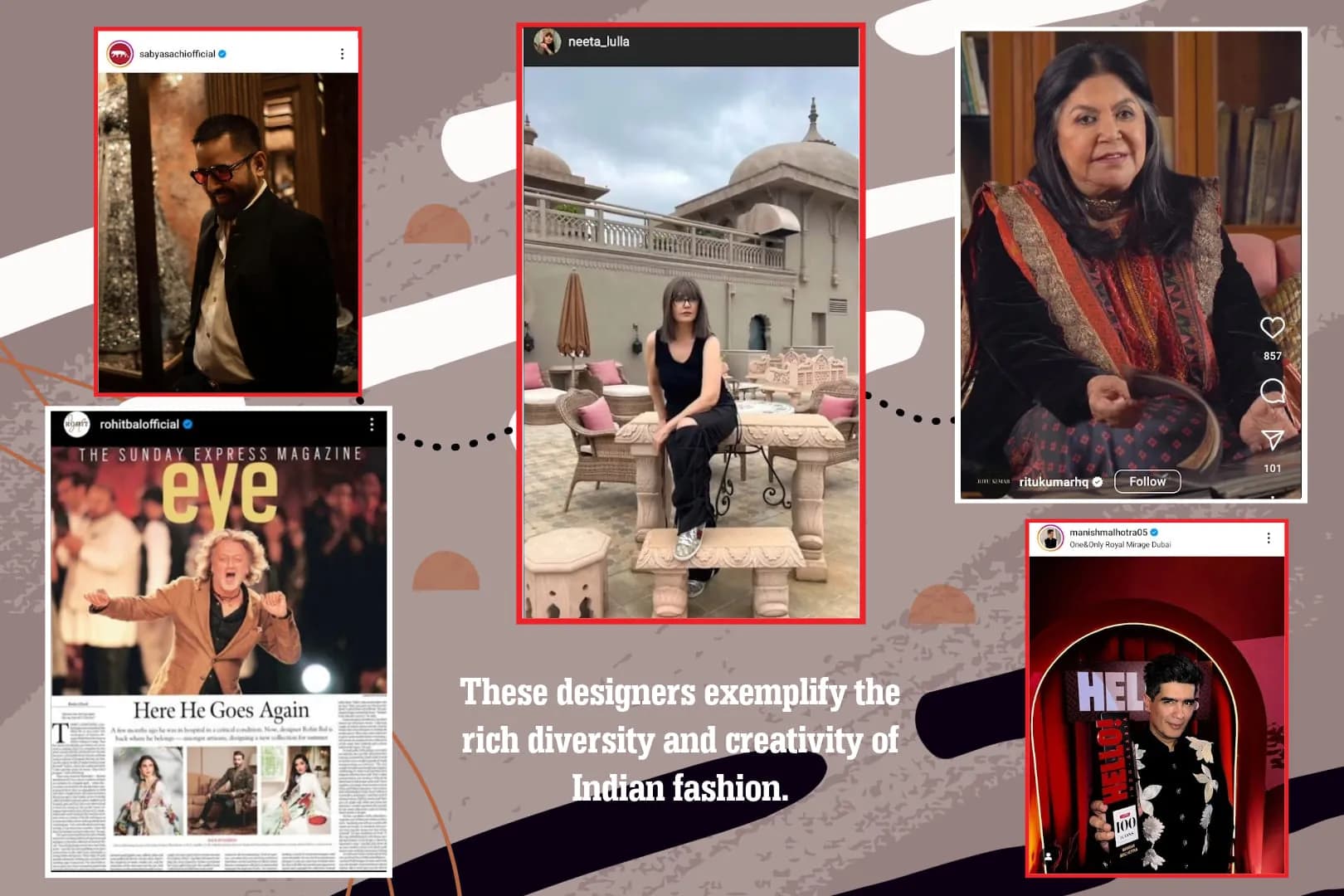 The Top Five Indian Fashion Designers Revolutionising the Industry